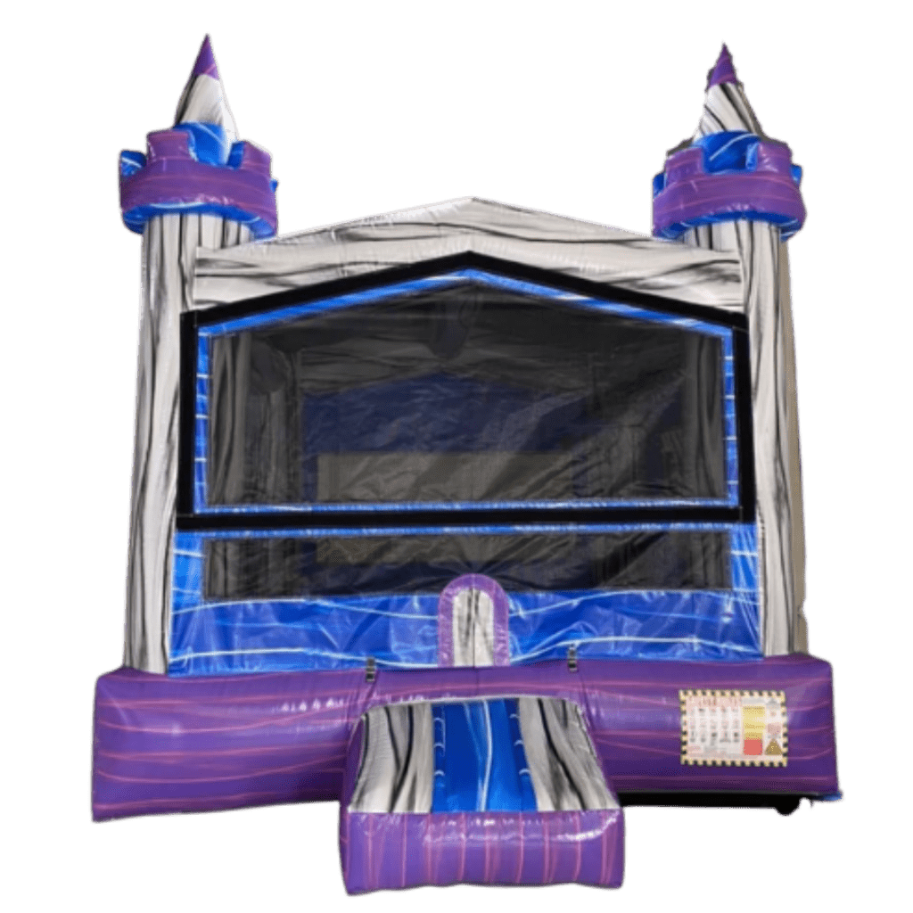 Bounce house rentals set up in Waxhaw, NC.