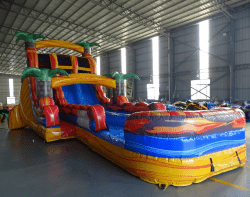 FIESTA DUAL LANE WATERSLIDE